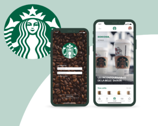 Interface mobile Starbucks