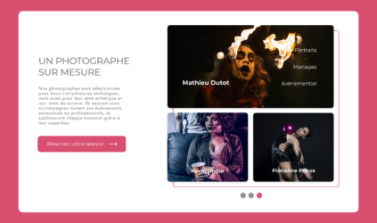 UI Back-Office Photographe