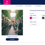 Personnalisation de la couverture