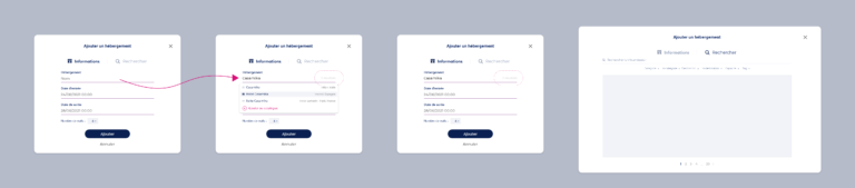 Marianne Pascal UX Design hebergement