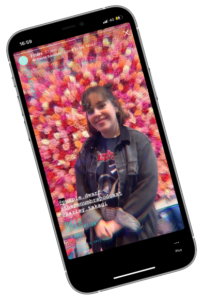 instagram ar augmented reality custom filter ar spark designed by marianne pascal